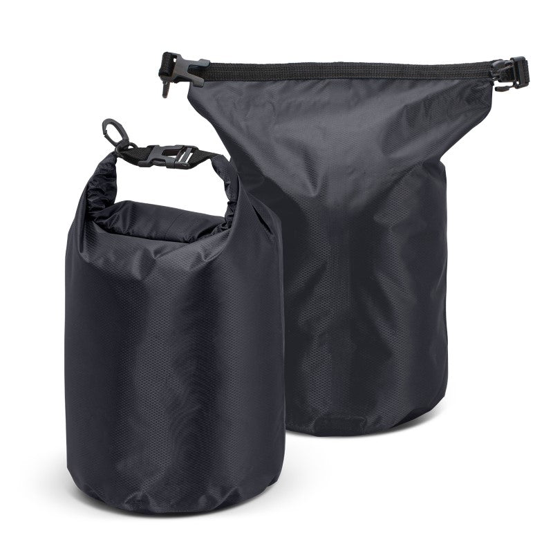 Water Resistant Dry Bag for outdoor adventures; 10L capacity, durable nylon, heat-sealed seams for ultimate dryness.