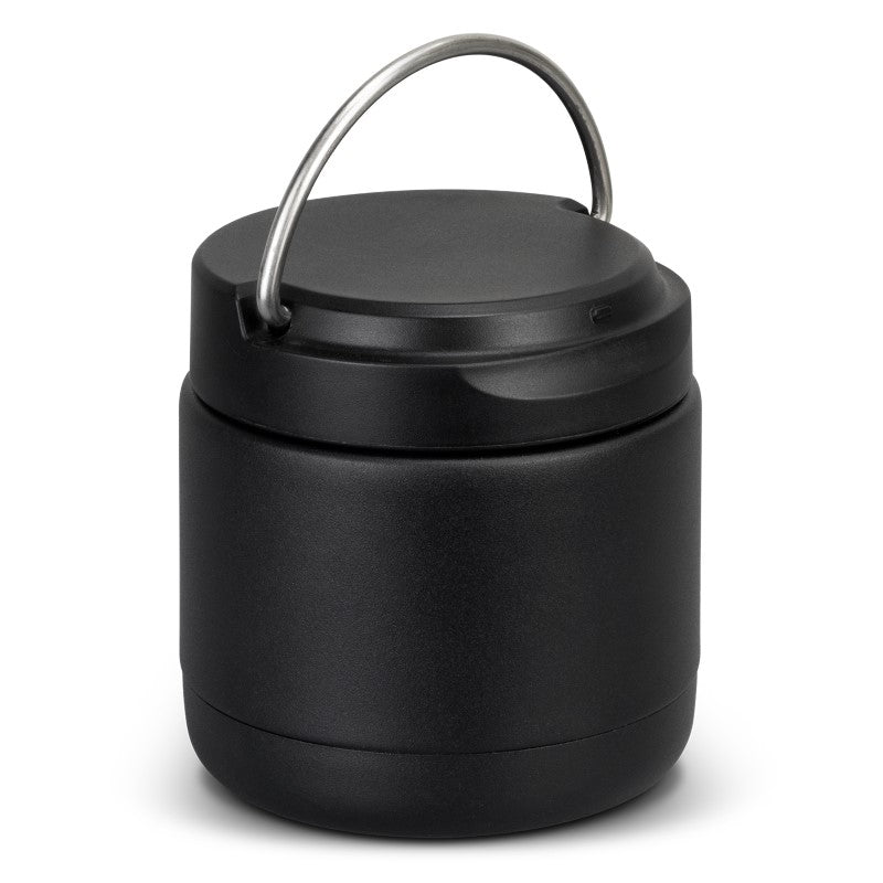 Keep Hot Food Flask: Stainless steel food container with double-wall insulation for warm meals and secure, spill-proof lid.