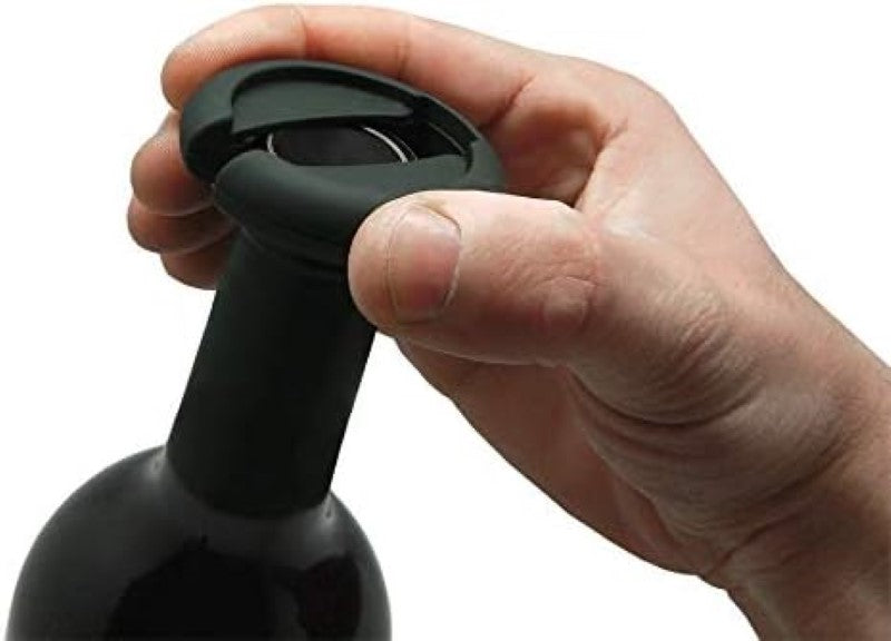 Air Corkscrew Set featuring an innovative corkscrew, vacuum stopper, and foil cutter for effortless wine enjoyment and preservation.