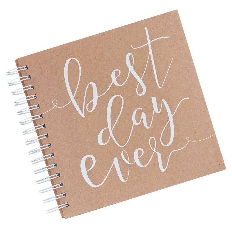 Wedding Guest Book with 80 envelopes and notecards for collecting heartfelt messages from wedding guests.