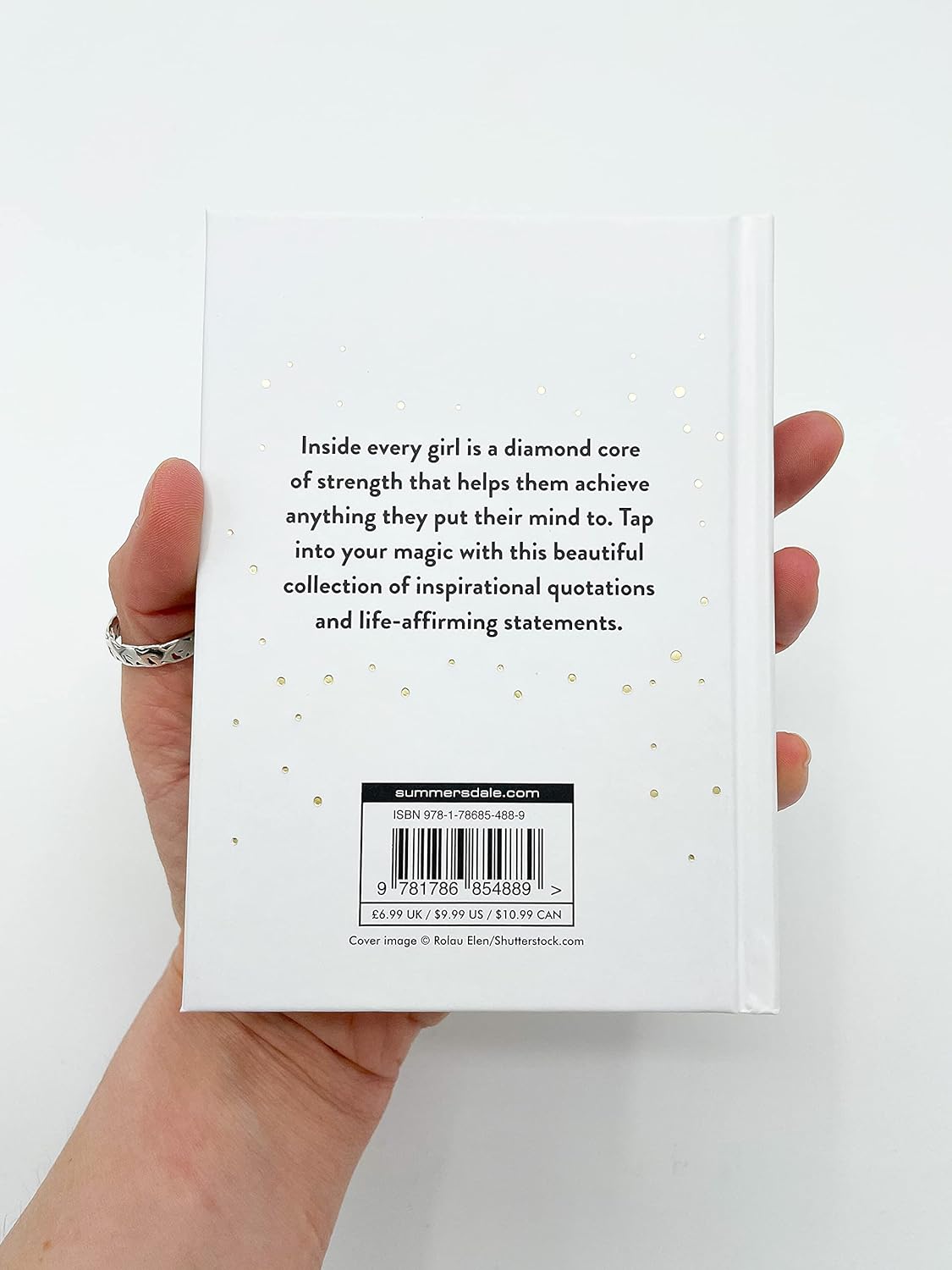 Inspiring book featuring motivational quotes to empower and uplift women, perfect for gifts or personal inspiration.