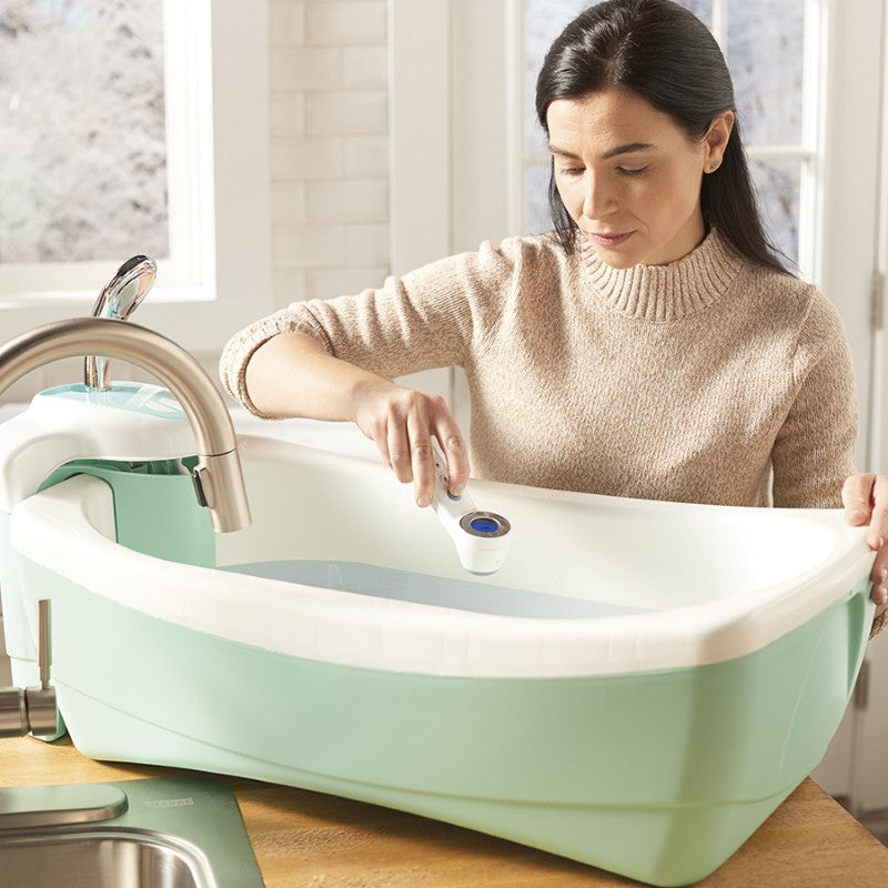 Touchless Forehead Thermometer with Age Precision, color-coded display, and quick readings for all ages and uses.