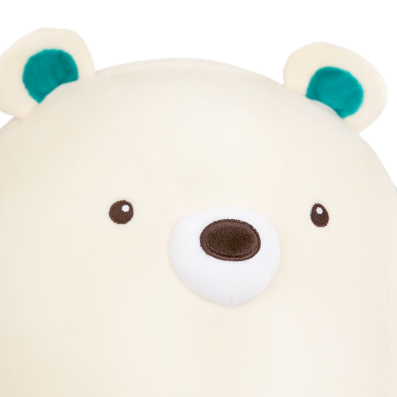 Cute plush polar bear, Billie Bear, perfect for cuddles, with soft texture and charming design, ideal for kids of all ages.