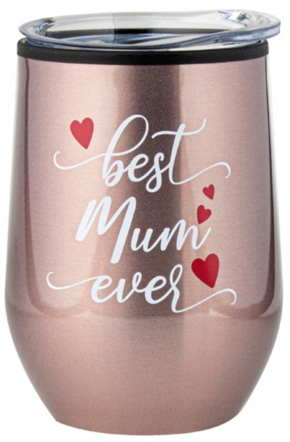 Best Mum Double Walled Thermos Tumbler