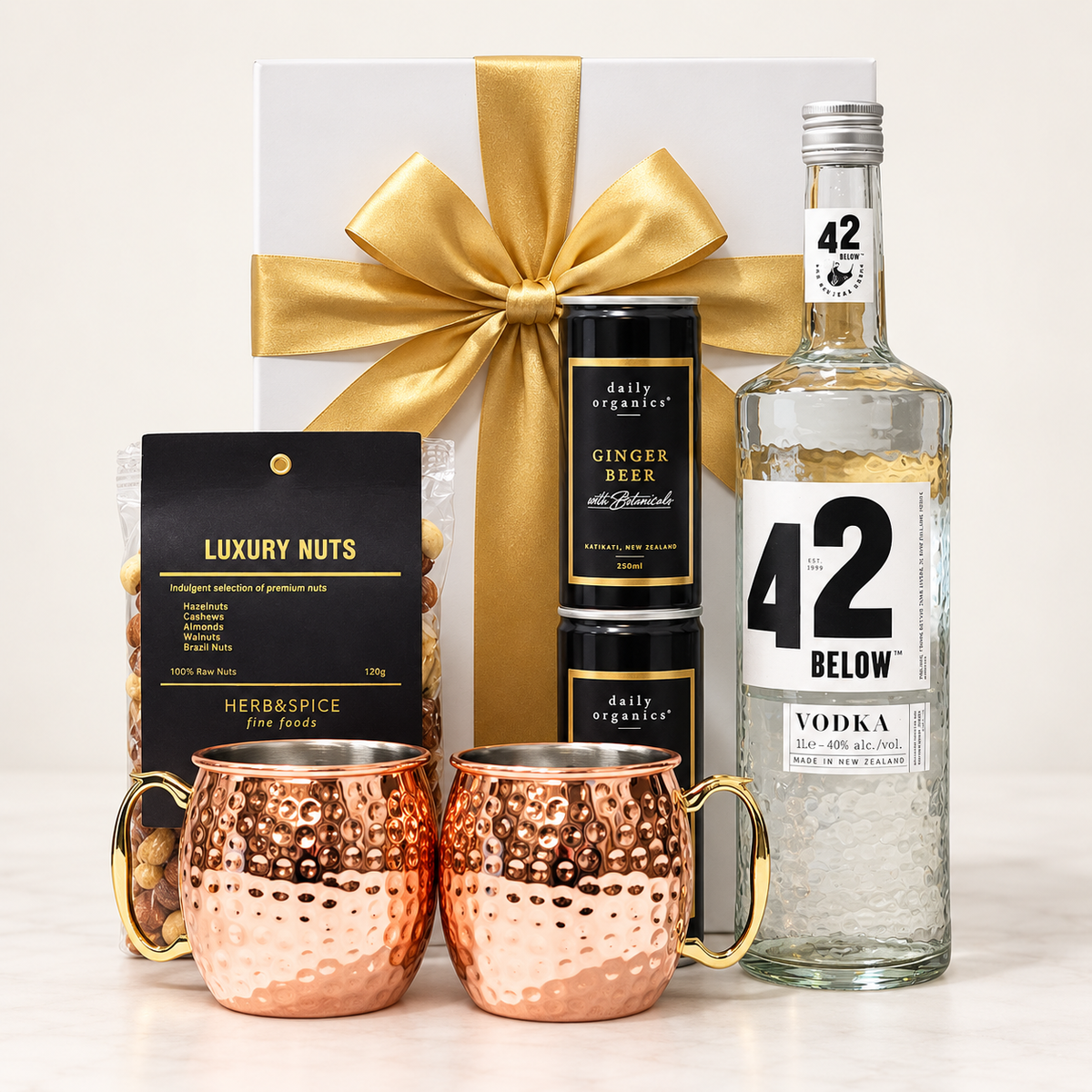 Moscow Mule Kit - 42 Below Vodka Gift - Gift Box