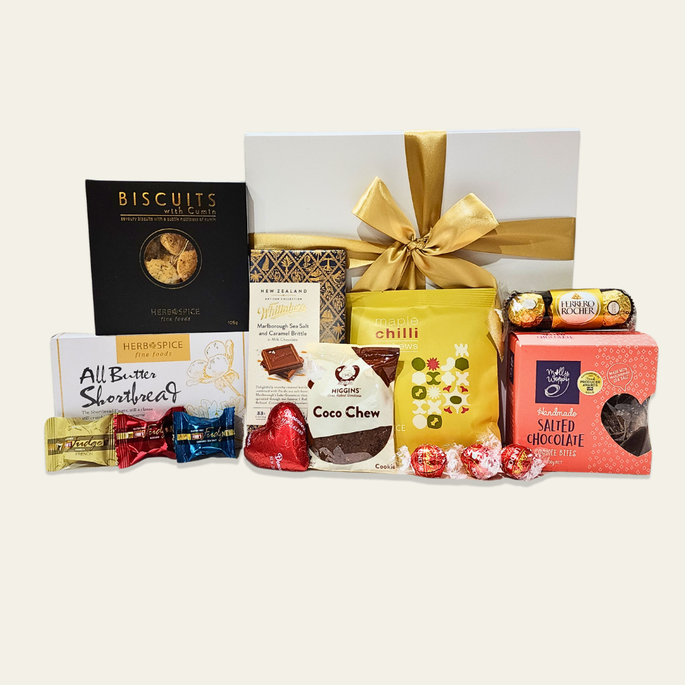 Elegant Diwali Favourites Gift Box filled with gourmet sweets and snacks, perfect for festive celebrations and gifting.
