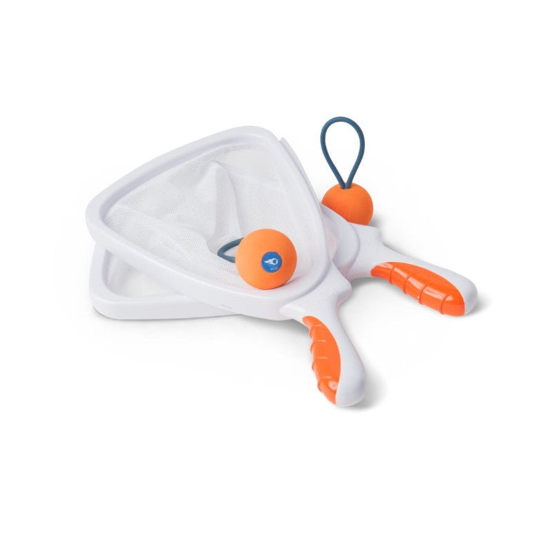 SlingBall Game featuring two rackets and two balls for engaging outdoor catch fun for all ages.