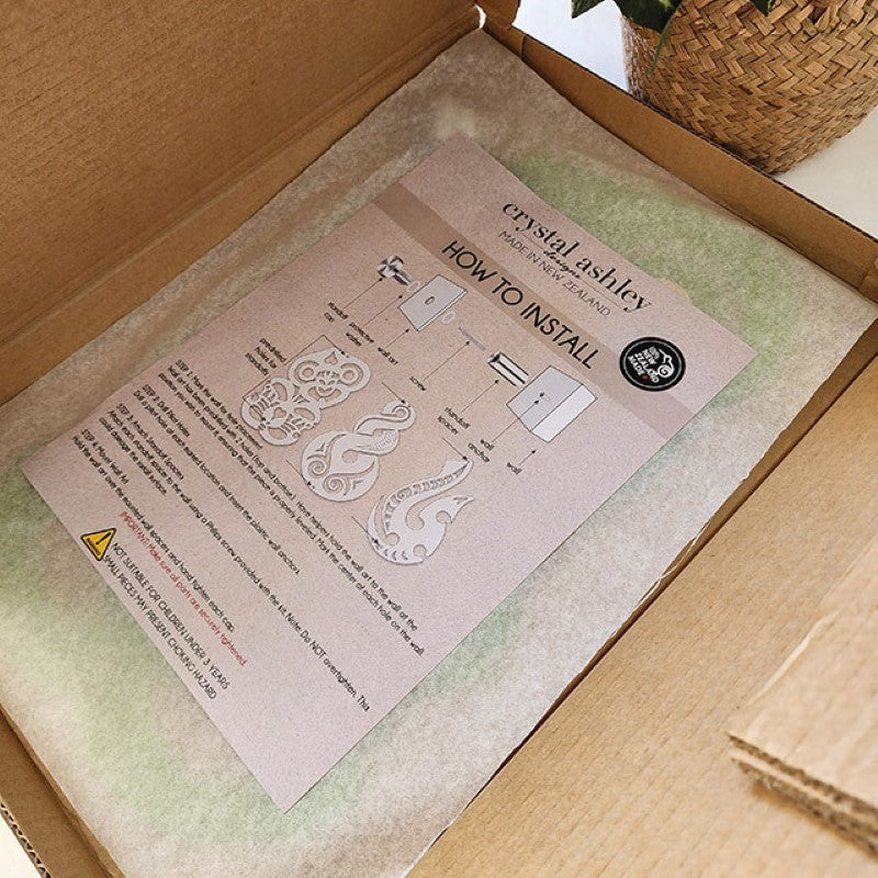 Kiwiana Wall Art - Large Tiki in Satin Acrylic, symbolizing luck and strength, perfect for home or office decor.