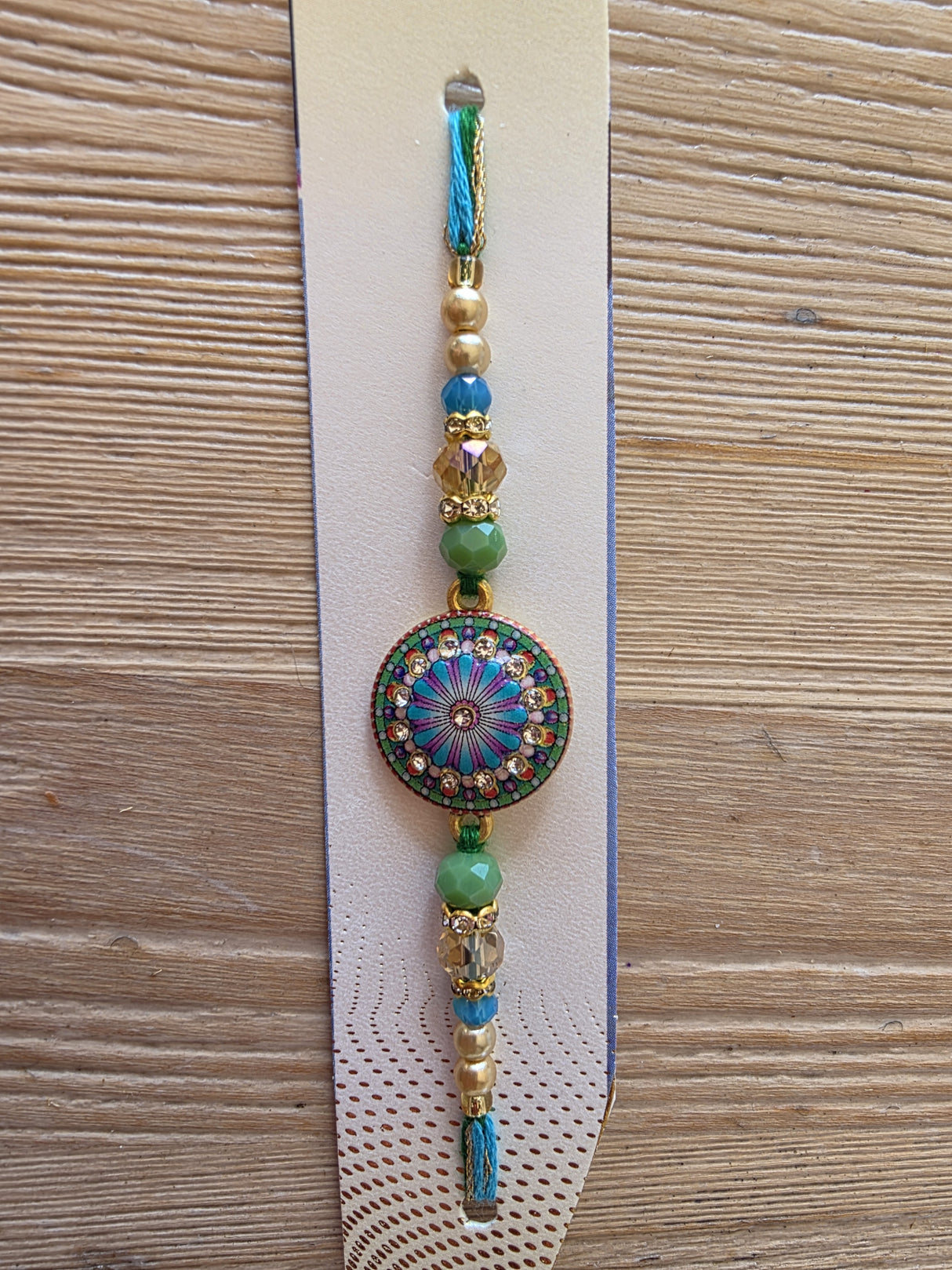 Rakhi Design Blue - Fancy