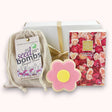 Charming Flower Power Gift Box with seed bombs, gourmet chocolate, and iced shortbread for thoughtful gifting.