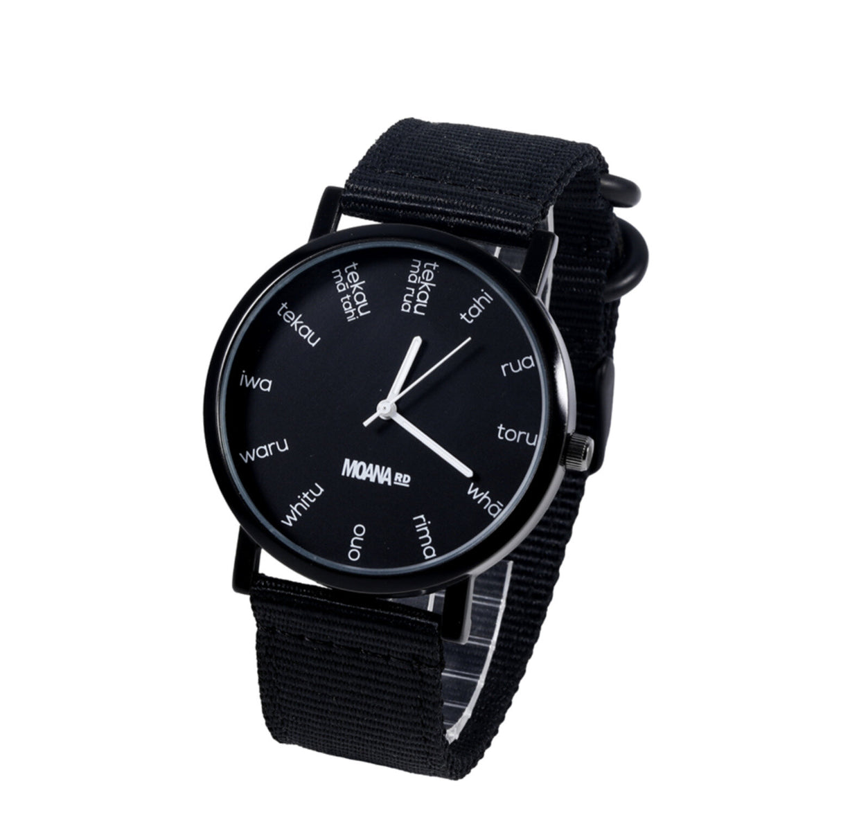 Stylish Te Reo M?ori wrist watch with M?ori numerals, water resistance, and a soft strap, perfect for everyday wear.