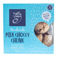 Molly Woppy Milk Choccy Chunk GF Cookie Bites, gluten-free treats with rich chocolate chunks, made in NZ, 130g pack.