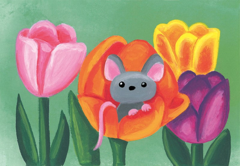 24-piece oil pastel set with vibrant pastels, blending sticks, and an art book for young artists to explore creativity.