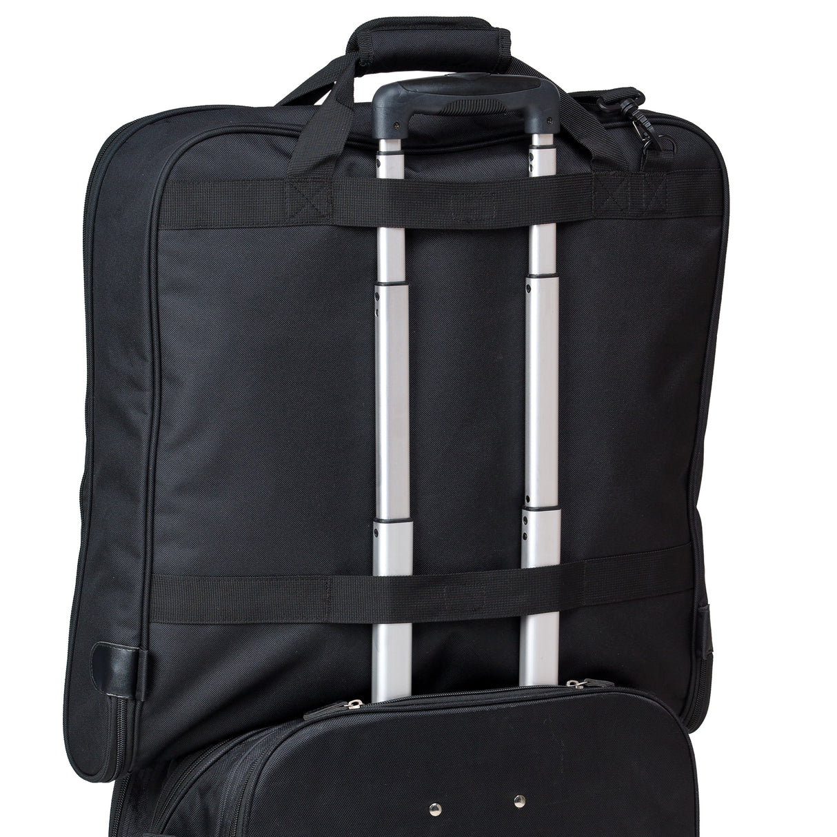 Travel Garment/Suit Bag with capacity for 3 suits, zip-around access, and organized pouches for optimal packing convenience.