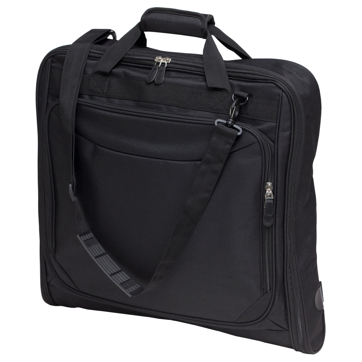 Travel Garment/Suit Bag designed for organized packing, holds up to 3 suits, zip-around compartment, and multiple accessory pouches.