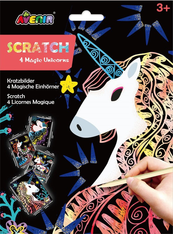 Scratch Art Unicorns