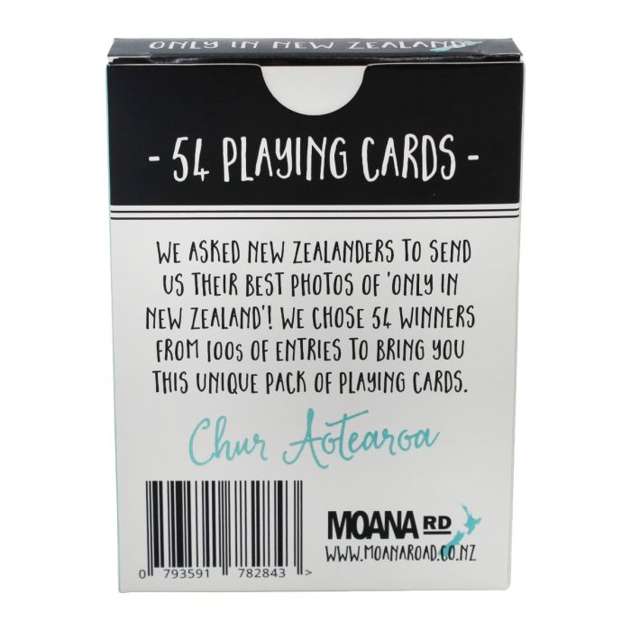 Moana Road New Zealand Photo Playing Cards