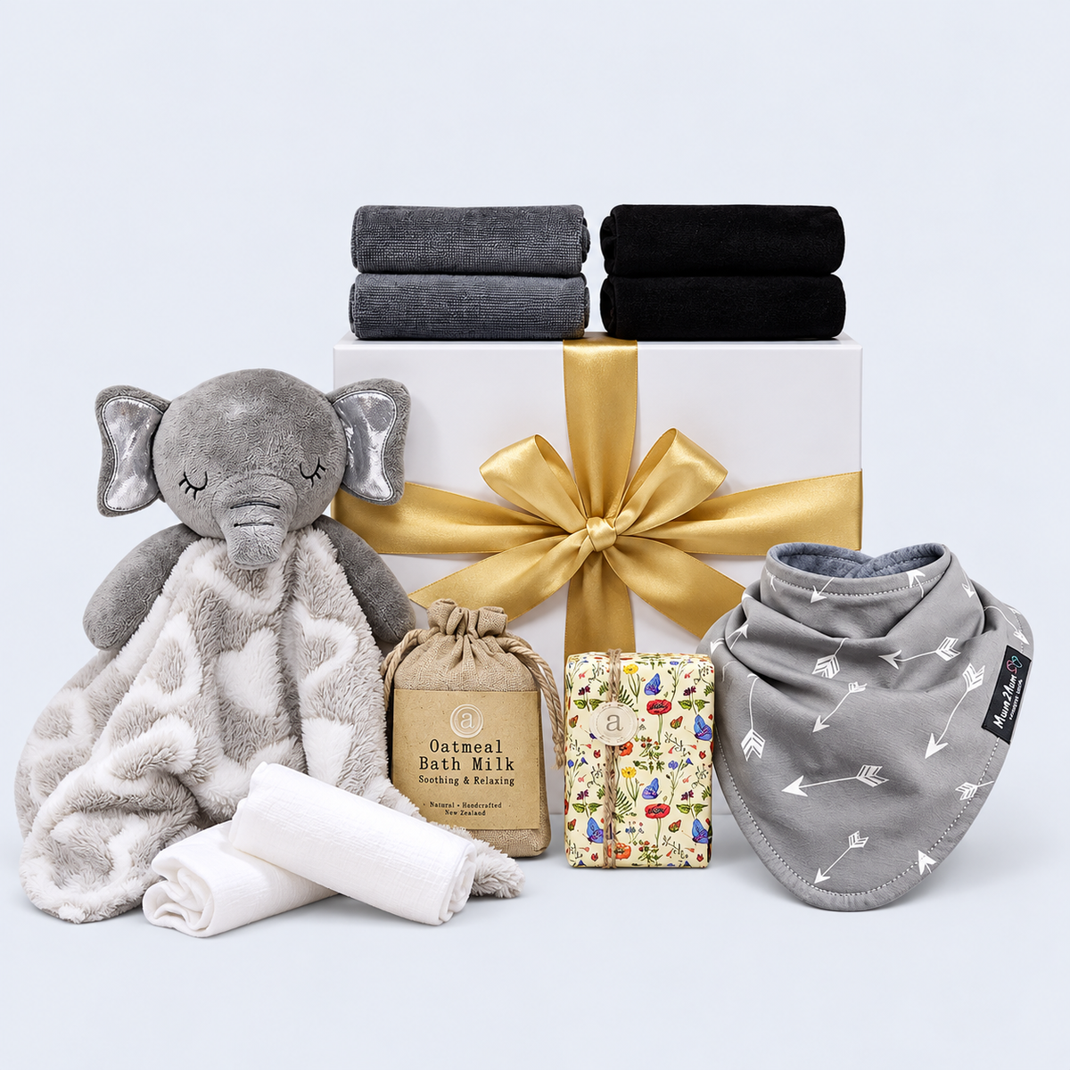 Elephant Snuggles Baby - Gift Box