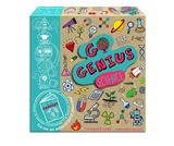 Eco-friendly "Go Genius Science" board game for 2-4 players, enhancing learning through fun science questions and adventure.