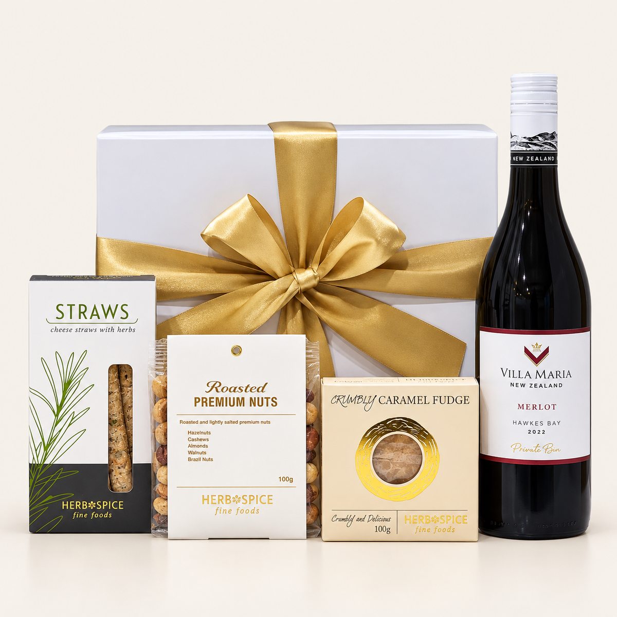 New Zealand Merlot &amp; Nibbles - Gift Box