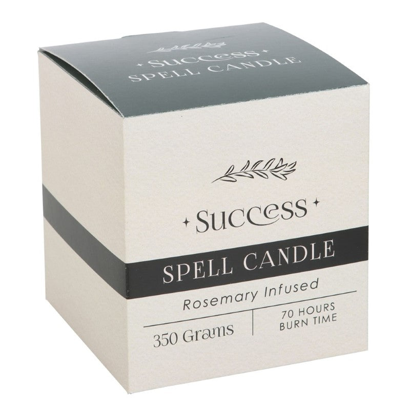 Success Spell Candle Rosemary Infused