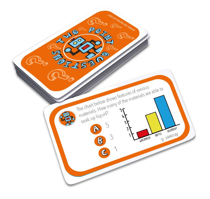 Eco-friendly Go Genius Science board game for kids, enhancing science learning through fun multiple-choice questions.
