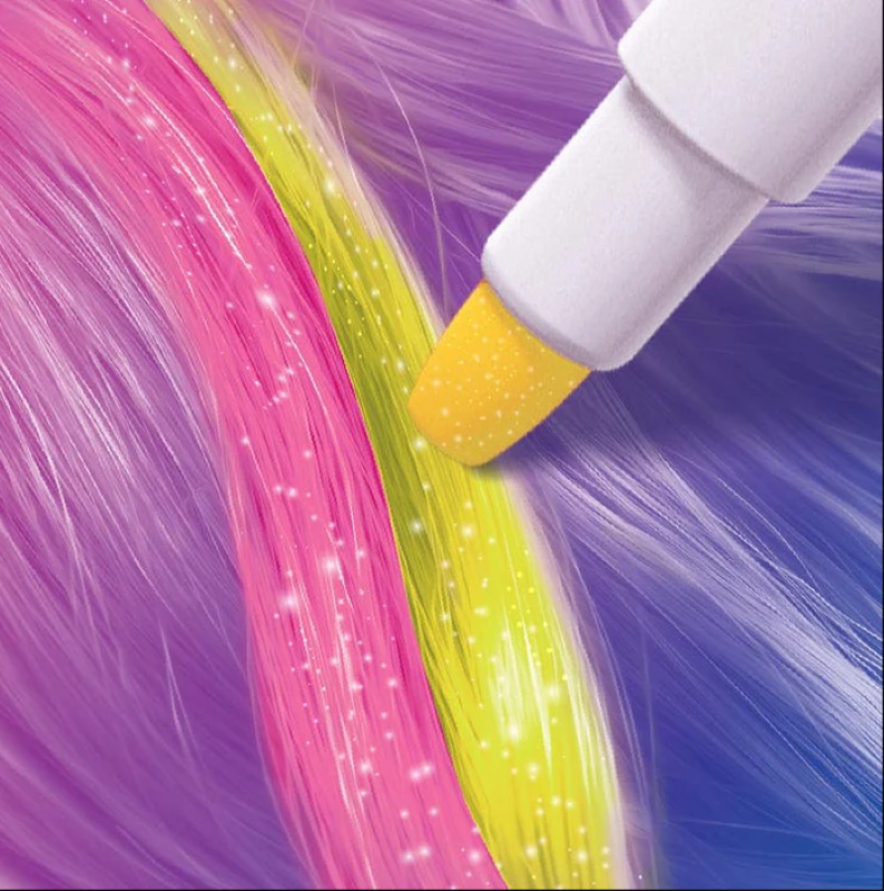 Hair Chalk Glitter Pastels - Temporary Hair Colour