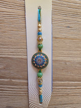 Rakhi Design Blue - Fancy