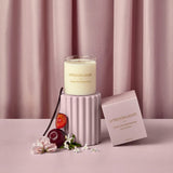 Lyttelton Lights Sweet Pea & Jasmine Candle, a medium natural soy candle with floral scents, ideal for creating a relaxing ambiance.