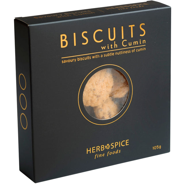 Gourmet cumin biscuits, nutty and savory, perfect for entertaining and pairing with dips, cheese, and crackers.