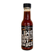 Lime Chipotle Hot Sauce in a 150ml bottle, featuring zesty lime and smoky chipotle perfect for enhancing BBQ dishes.