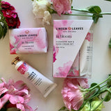 Linden Leaves Pink Petal Hand Cream & Clensing Bar Set