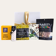 Gourmet Delights Diwali Box featuring a selection of sweet and savory treats, elegantly packaged for festive gifting.