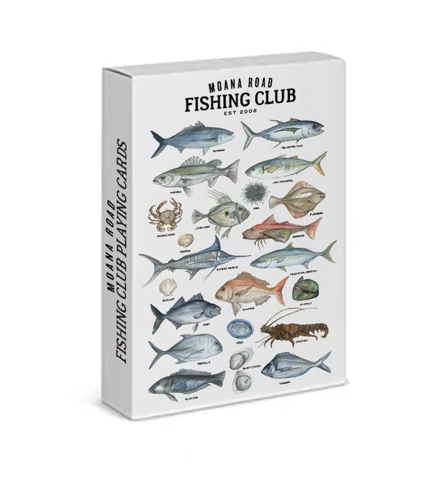 Vibrant playing cards featuring native NZ fish, perfect for game nights and educational fun.