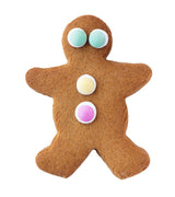 Delightful Molly Woppy Ginger Kid gingerbread figure, crafted with natural ingredients and adorned with edible buttons.