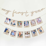 Wooden Baby Photo Bunting