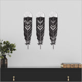 Kiwiana Wall Art - Huia Feather Set
