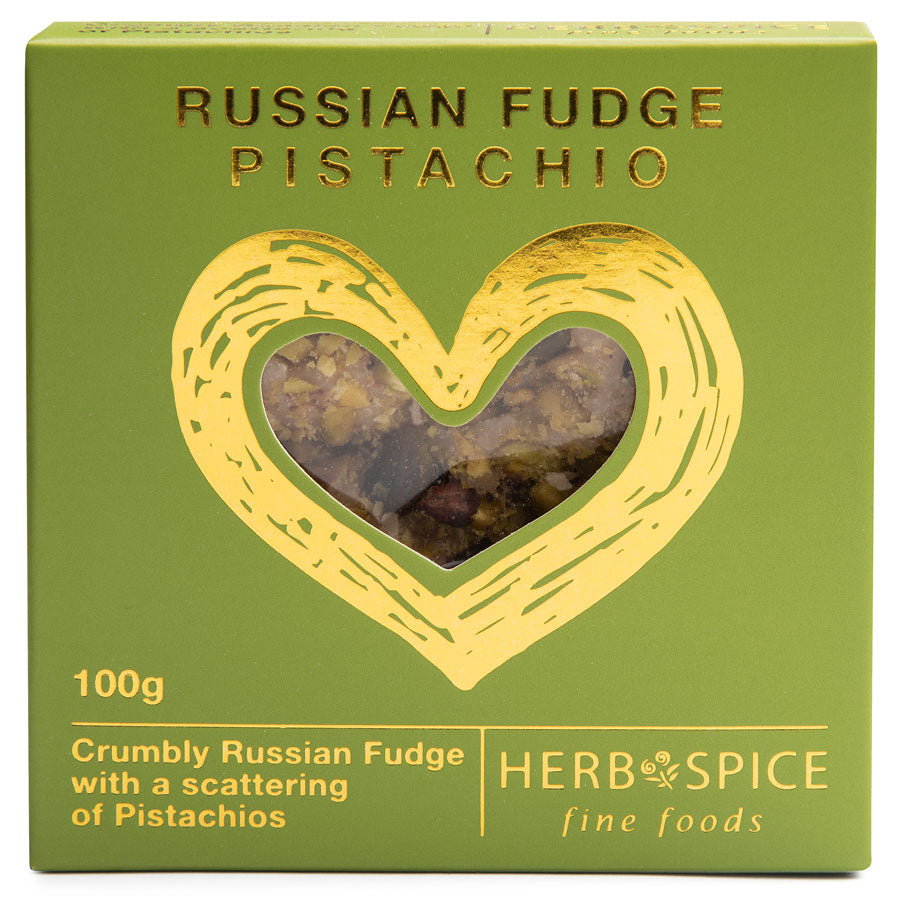 Crunchy pistachio Russian fudge, sweet and crumbly, perfect for snacking or as a gourmet dessert topping.