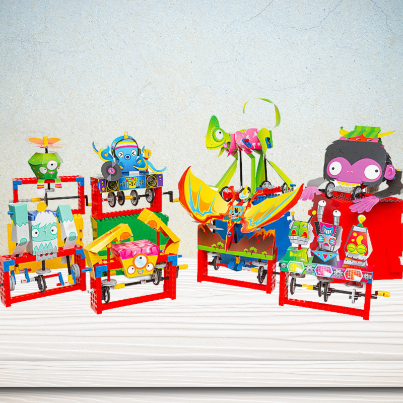 Klutz LEGO Gear Bots Kit Creative STEM Play Beautiful Gifts NZ