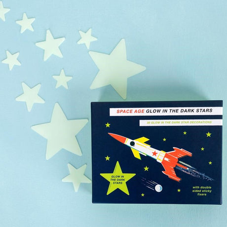 Glow in the Dark Stars - Pack of 30, perfect for creating a magical celestial bedroom atmosphere for children.