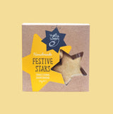 Molly Woppy Festive Shortbread Star Cookies, star-shaped treats with buttery texture, perfect for holiday gifting and sharing.
